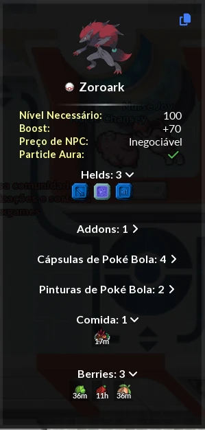 Zoroark +70 Atk 8 Pb Addon (Lunar) - PokeXGames PXG