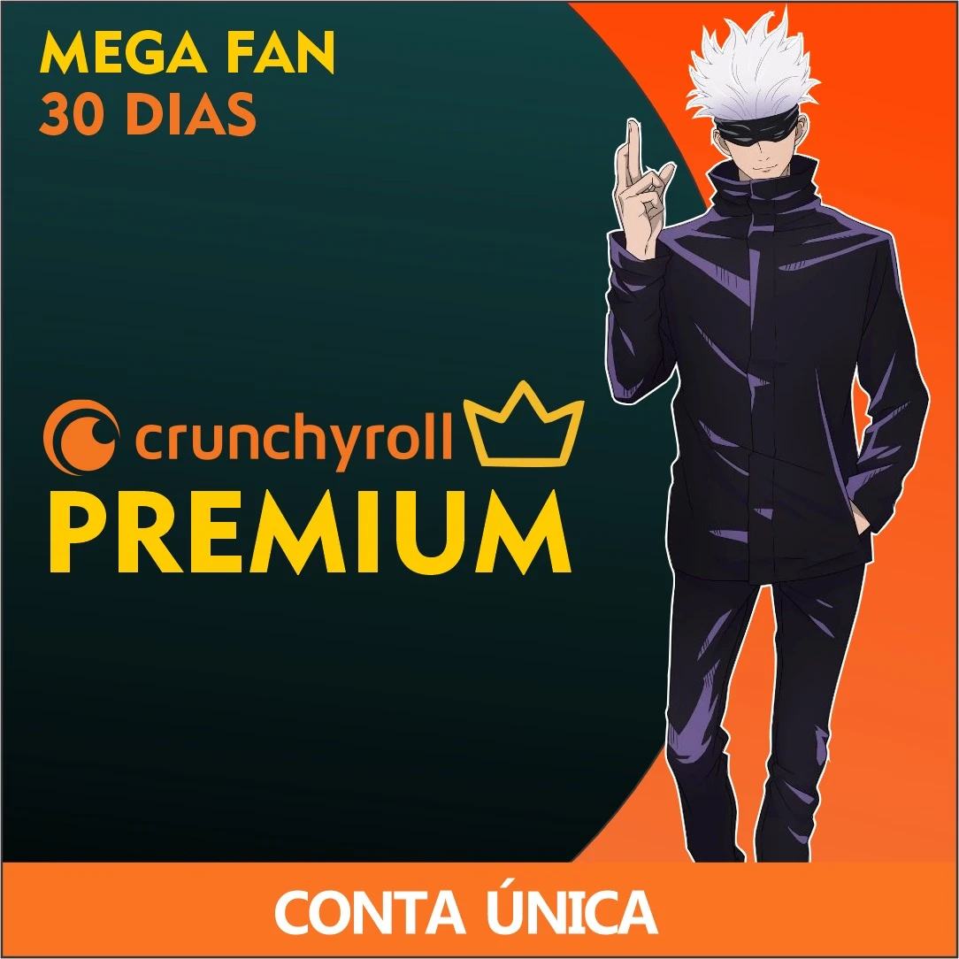 Crunchyroll Mega Fan Conta Completa - Assinaturas e Premium