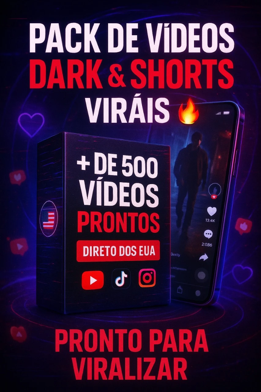 Pack De Videos Dark & Shorts Virais Direto Do Eua - Digital Services