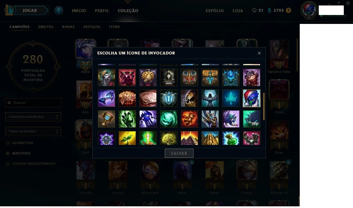 Conta Raríssima S1 Ouro League Of Legends Lol DFG