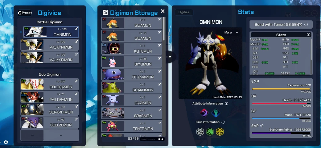 Conta Digimon Super Rumble C/ Omegamon - Seraphimon E Outros