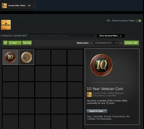 Conta Steam Antiga Anos Medalha De Anos E Anos Counter