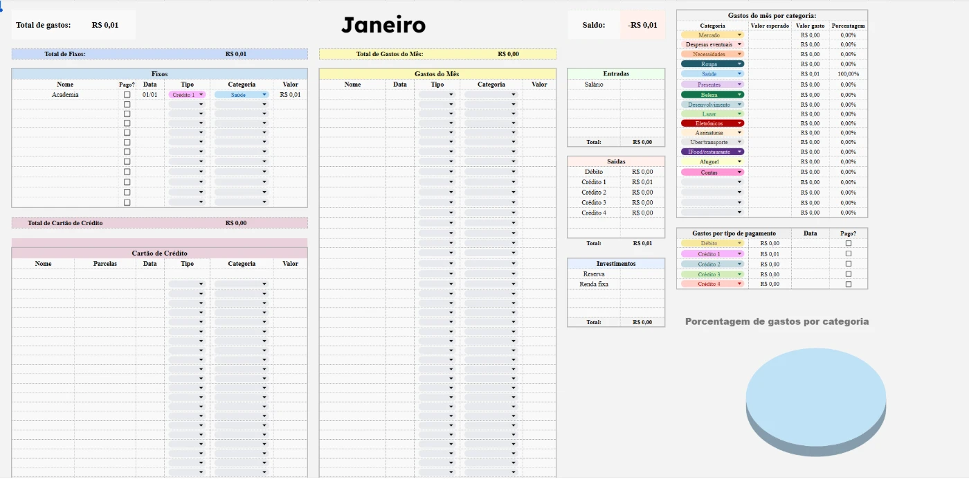 Planilha Financeira Extremamente Completa - Others