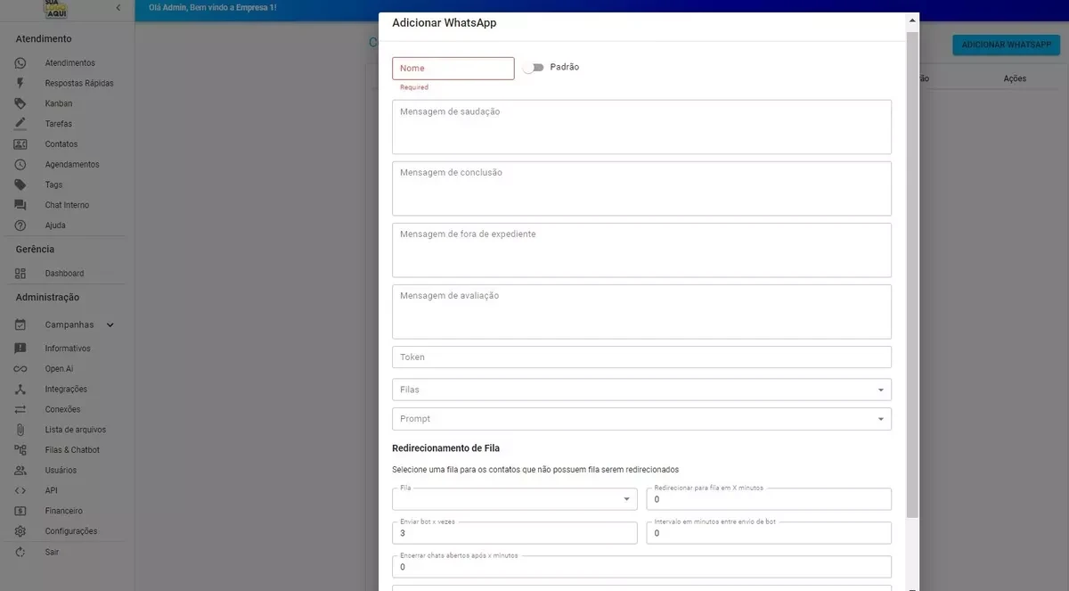WhaTicket  SaaS Typ&Bot & ChatGPT N8n - Outros