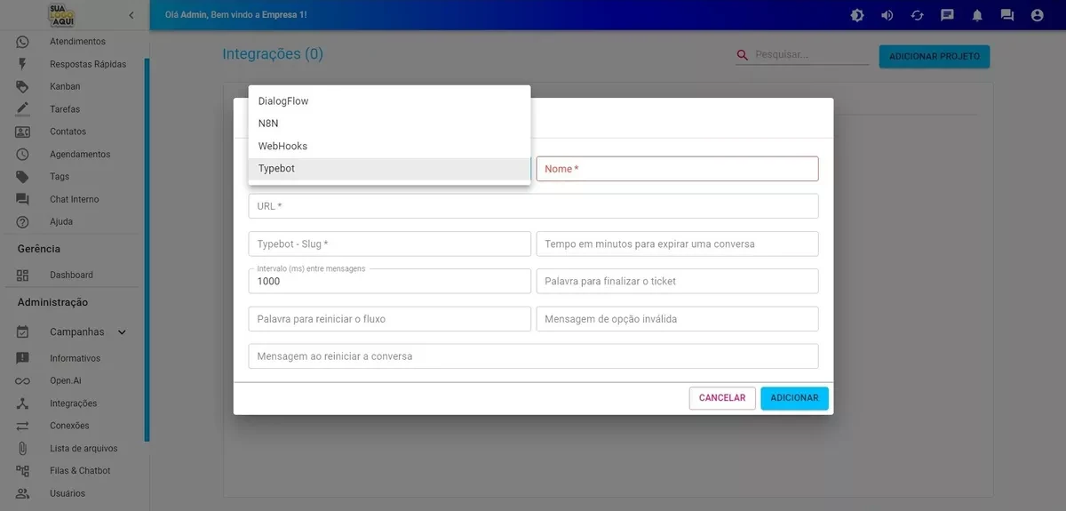 WhaTicket  SaaS Typ&Bot & ChatGPT N8n - Outros
