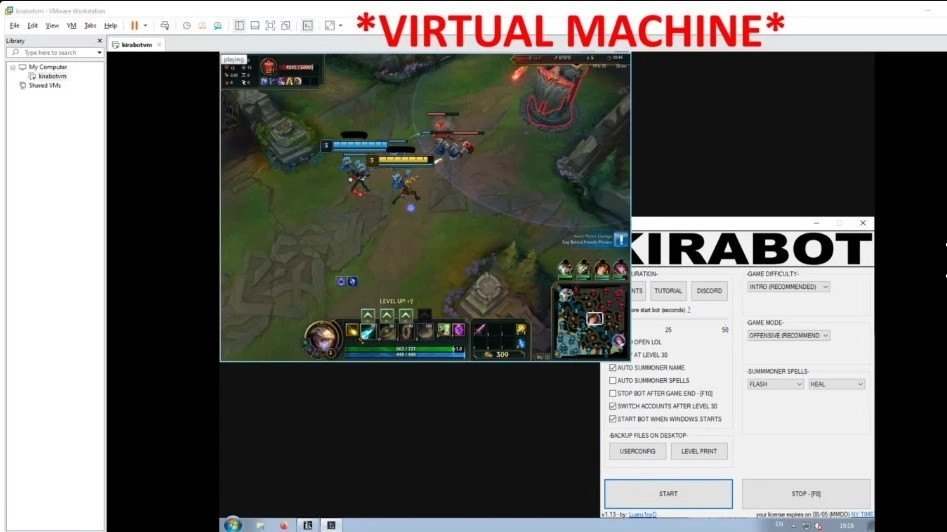 BOT DE UPAR CONTAS LEAGUE OF LEGENDS (LICENÇA VITALÍCIA) LOL