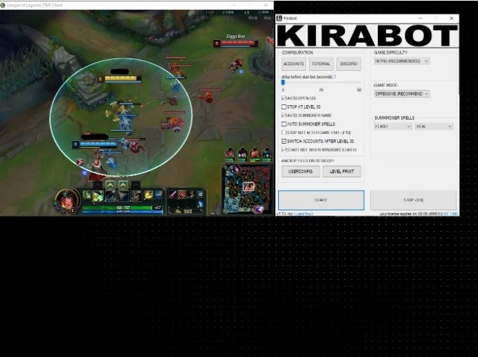 BOT DE UPAR CONTAS LEAGUE OF LEGENDS (LICENÇA VITALÍCIA) LOL