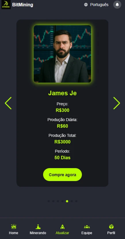 Site de Investimento BIT MINING - Softwares and Licenses