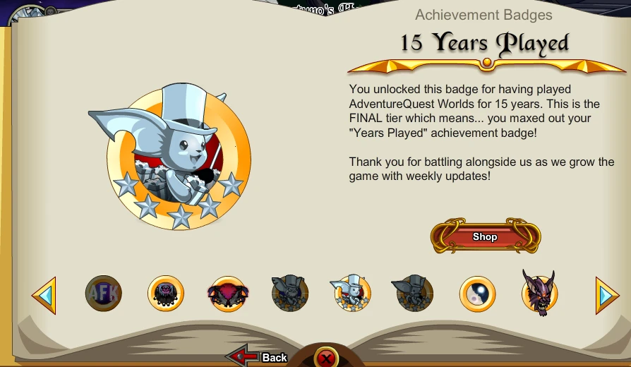 Conta Veterana Aqw 2010, À Venda! - Adventure Quest World