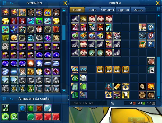 Conta LA Omega DMO - Digimon Masters Online