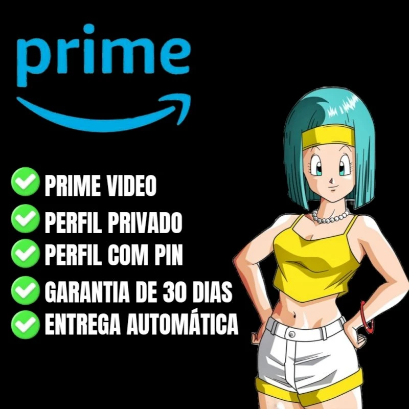PRIME VIDEO + PERFIL PRIVADO + PLANO MENSAL  - Assinaturas e Premium