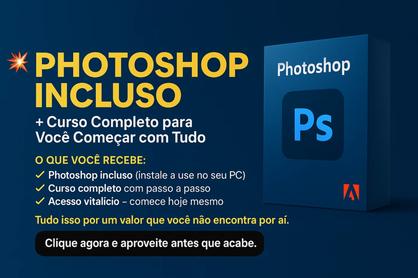 🎯 Curso Completo De Photoshop + Photoshop Incluso - Courses and Programs