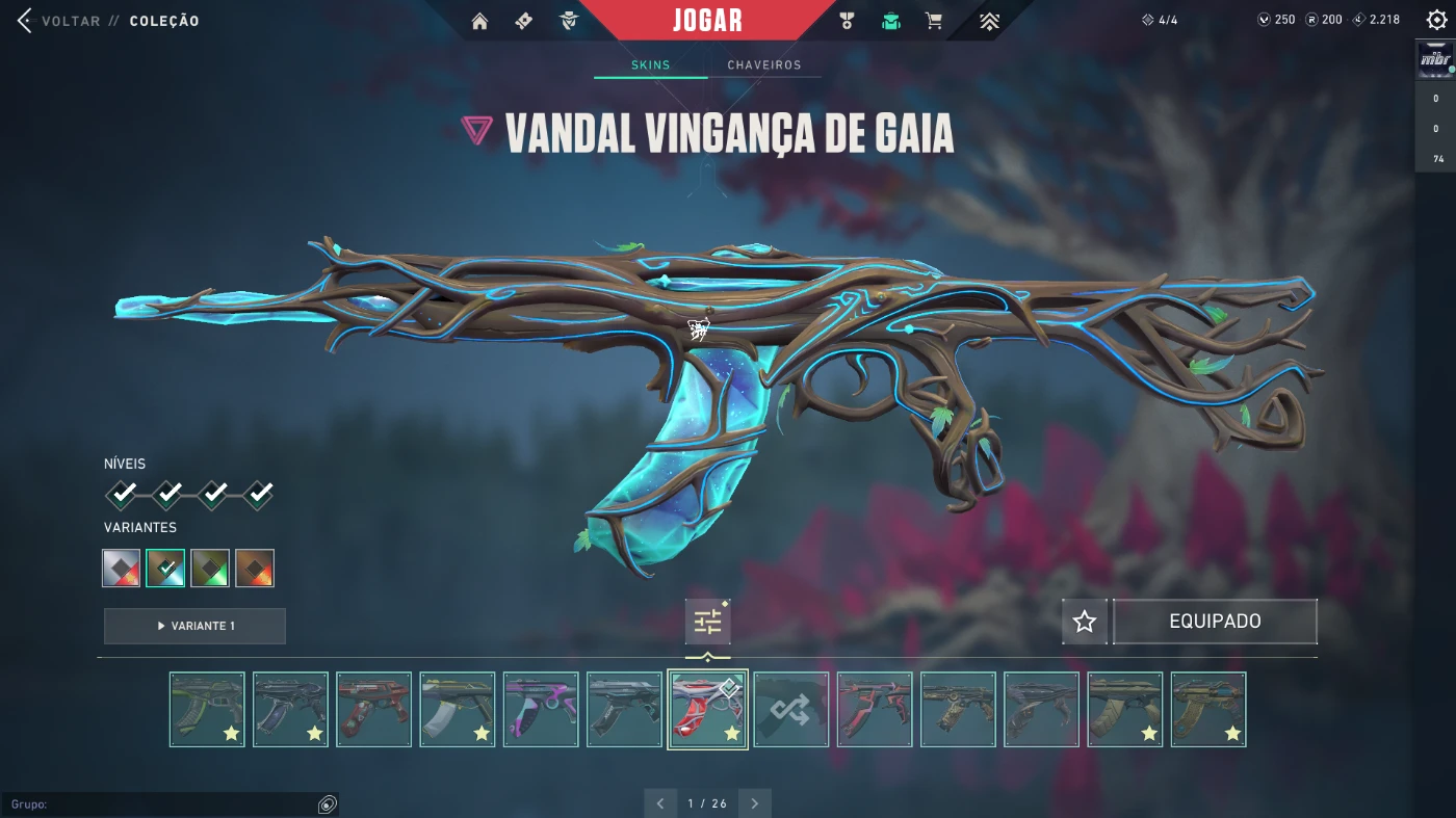 Conta de valorant mais de 4k gasto