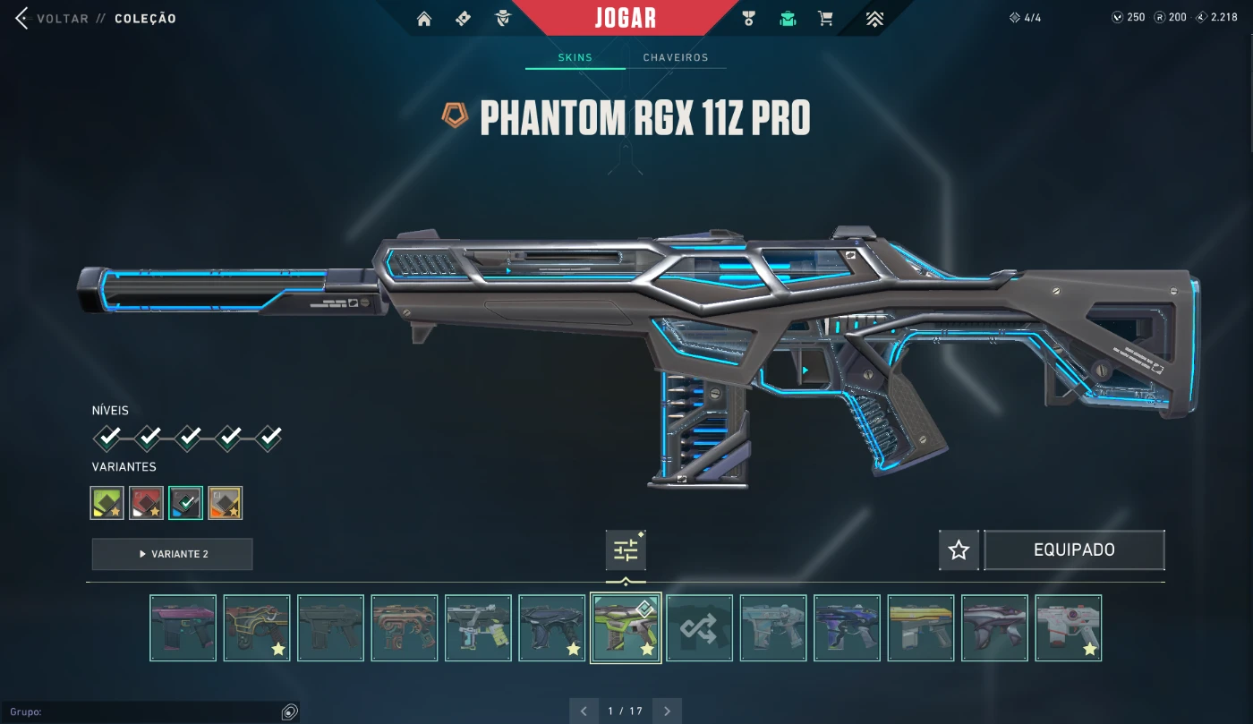 Conta de valorant mais de 4k gasto