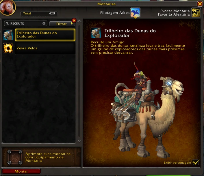 Conta WoW/ Multiplos personagens/MOG's/Mounts e mais - Blizzard