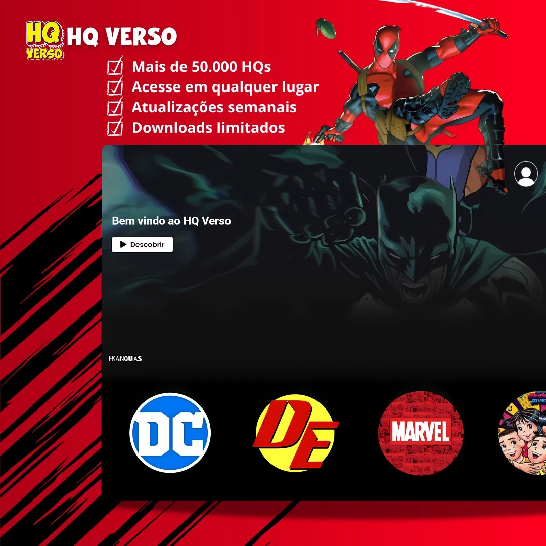 Acesso a Milhares de HQs DC Comics, Marvel, Turma da mônica - Outros