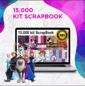 Pacote De 15 Mil Kits Scrapbook Silhouette Arquivos Digital - Outros