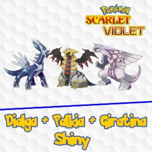 Dialga + Palkia + Giratina Shiny 6IVs - Pokémon Scarlet Viol