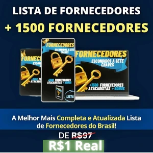 + De 1500 Fornecedores - eBooks