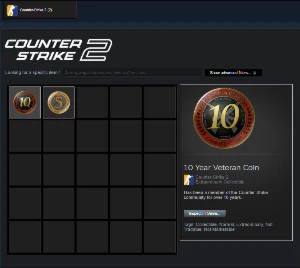 Conta Steam Antiga 01-21 Anos | Medalhas 5 E 10 Anos Cs2 - Counter Strike