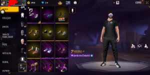 Conta de free fire parada e gemada - Outros