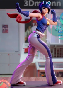 May Lee - The King of Fighters  3d stl