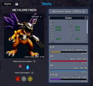 Conta DSR Vários Megas + Muitos Recursos e Digis Perfeitos - Digimon Masters Online DMO