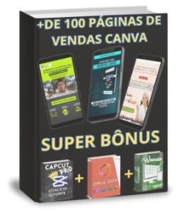 100 Páginas De Vendas Editavéis Pelo Canva + Super Bônus - Outros