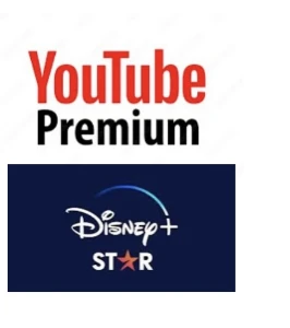 YouTube + Disney + Star 30 dias 