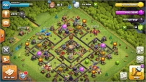 Conta clash of clans cv 11