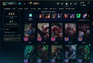 Unranked com 140 Champs e 65 Skins + 10 Espolios - League of Legends LOL