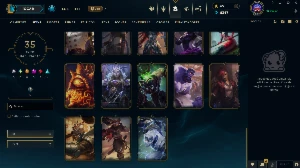 Conta Nível 187, Prata 4, 98 Campeões, 35 Skins, 3 Lendárias - League of Legends LOL