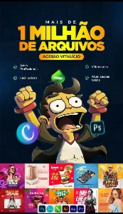 Pack +1 Milhão Arquivos | Redes Socias | Photoshop | Canva | - Outros