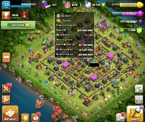 Conta CLASH of Clans - CV 14 FULL