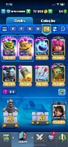 Clash Royale 9000 Trofeus, Varias cartas full 4 Evoluções