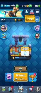 cont de Clash Royale  com 4 anos de jogo