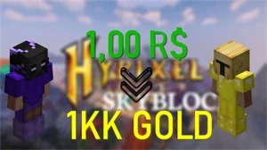 Minecraft Hypixel SkyBlock Coins - 1KK -> 1 R$