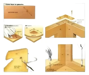 6500 Esquemas  Marcenaria Completo Madeiras Casas + Brindes - Outros
