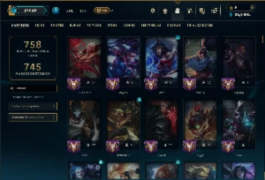 Ouro 2 com TODOS os Champs e 125 Skins ( MID / ADC ) - League of Legends LOL