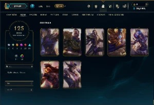 Ouro 2 com TODOS os Champs e 125 Skins ( MID / ADC ) - League of Legends LOL