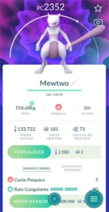 Mewtwo Pokémon Go - (Leia a Descrição)