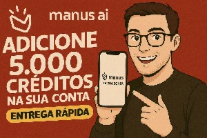 Manus Ai - (Na Sua Conta 5.000 Créditos)