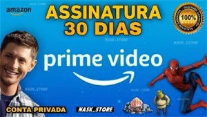 Amazon Prime video 30 Dias - Conta privada - Assinaturas e Premium