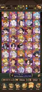 Conta 7ds todos os collab. - Seven Deadly Sins