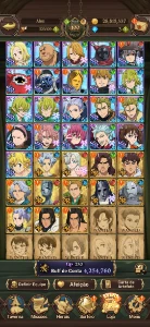 Conta 7ds todos os collab. - Seven Deadly Sins