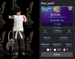 conta nova avakin life com itens com Crowns