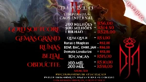 Diablo 4 Temporada 10  -  Caos Infernal Softcore