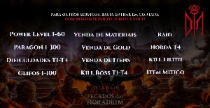 Diablo 4 Temporada 9  -  Pecados de Horadrim Softcore