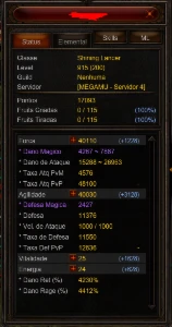 [Megamu] Conta Gl 200Rr Lvl 915 C/ Itens Ruud - MU Online