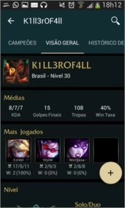 Conta de lol md10 mmr alto - League of Legends